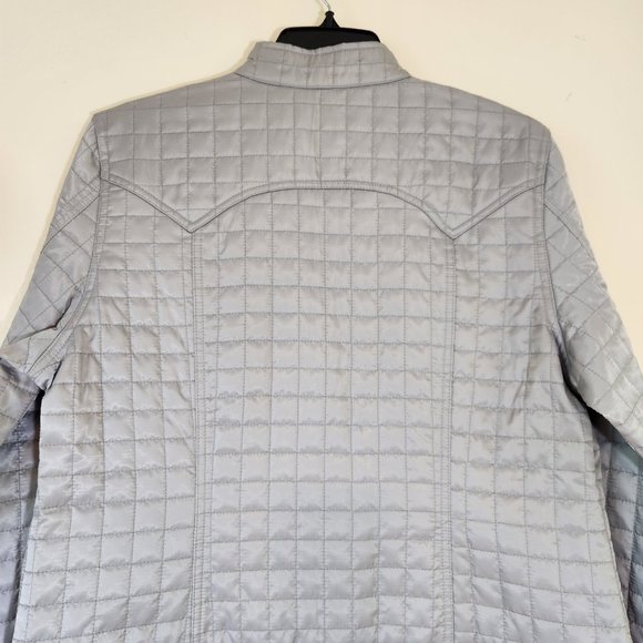 GAP Gray Quilted Jean Jacket - Picture 7 of 14